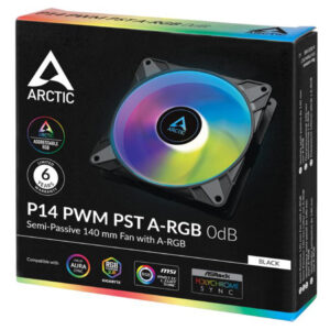 ARCTIC P14 PWM PST A-RGB 140mm ventilator crni (ACFAN00239A)